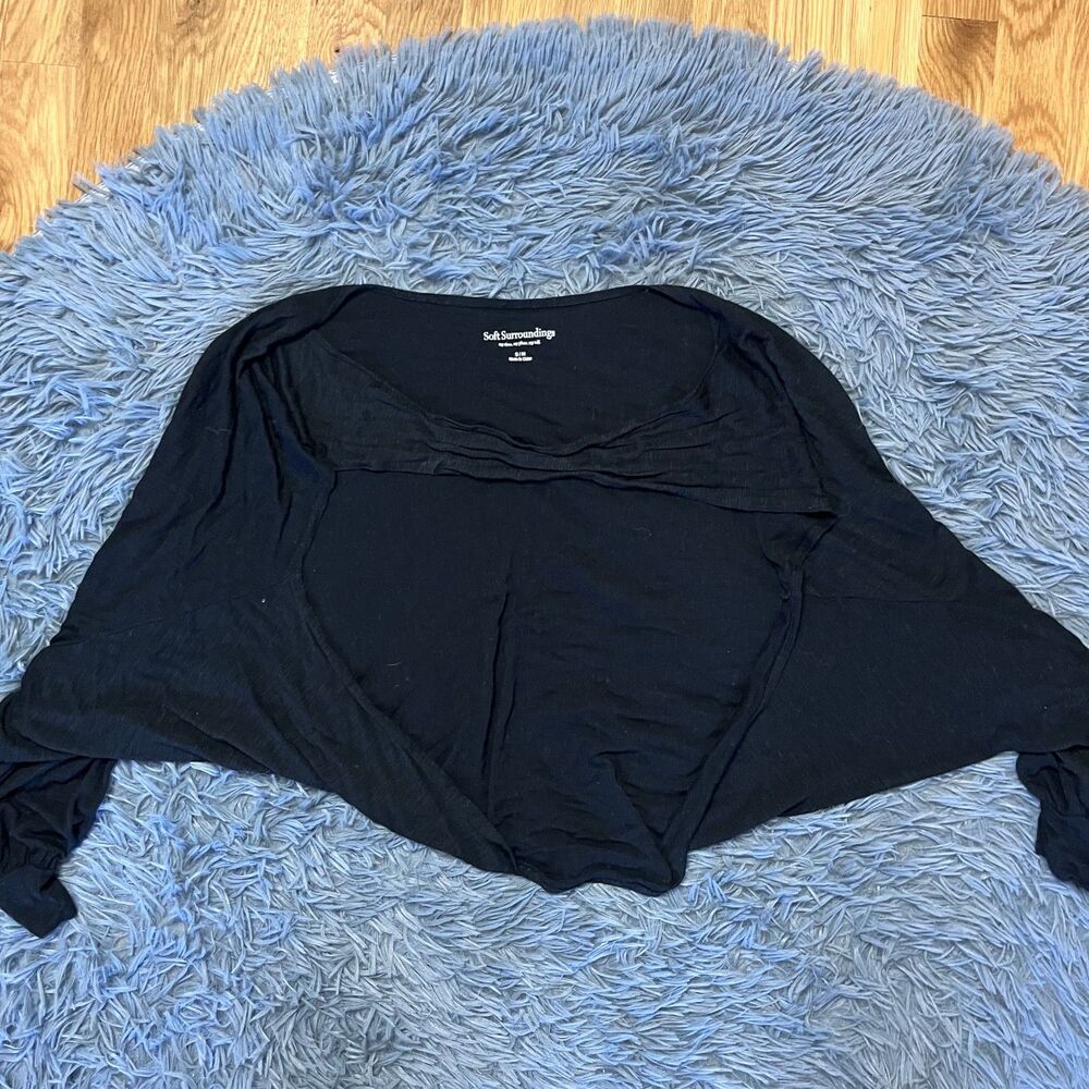 Soft Surroundings Black Over Top Size s M